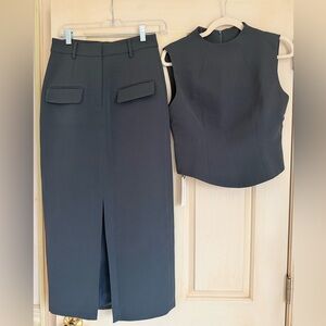 Commense two-piece grey set